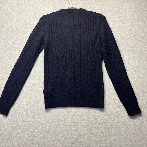 Jack Wills Women’s Wool Sweater Tinsbury Cable Knit Navy NWT size S - Picture 10 of 10